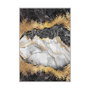 Conceptum Alfombra 160 x 230 cm Blanco, Gris, Dorado y Negro